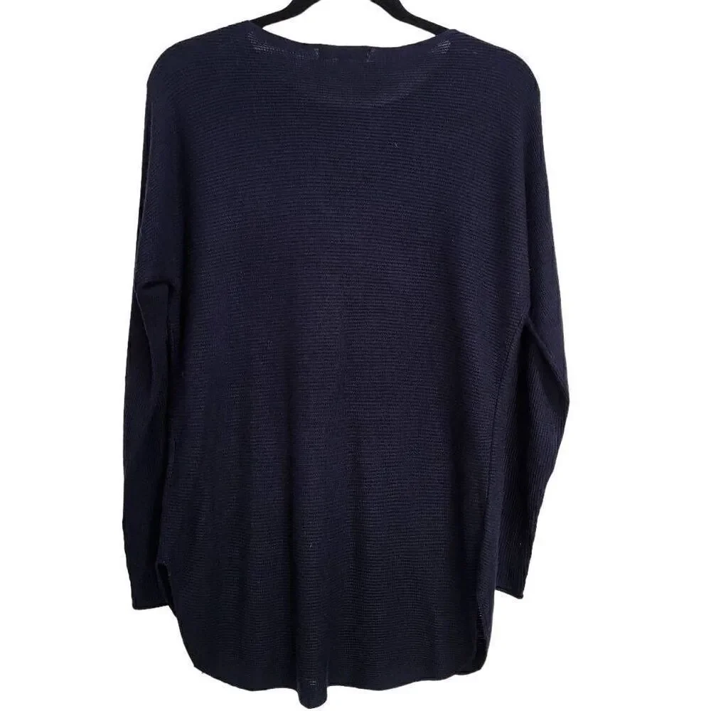 Joan‎ vass studio navy sweater sx lg - Picture 2 of 7